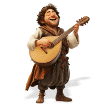 Barde jouant une ballade